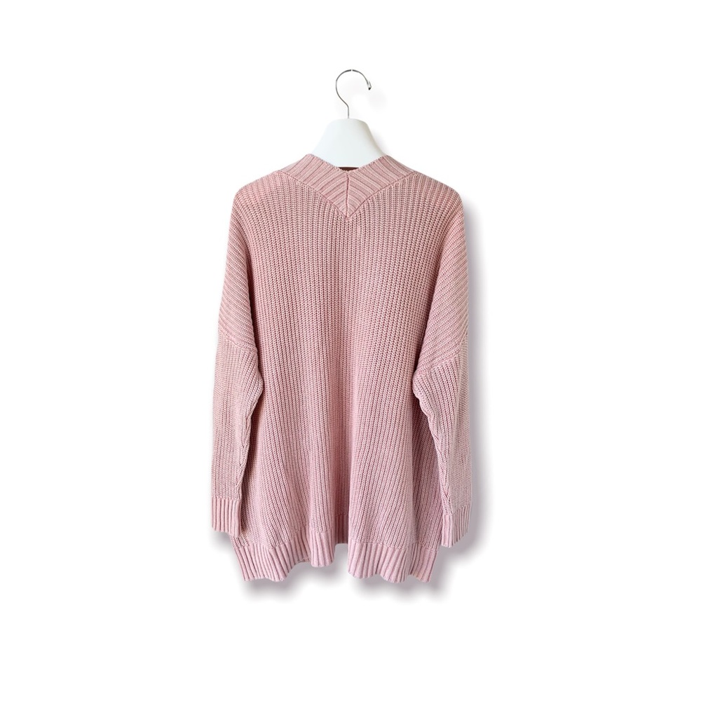 🌸Hollister🌸 Long Sleeve Ribber Sweater SizeM/L Pink - Picture 2 of 9
